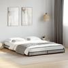 VidaXL Bed Frames, Double Bed with Slats and Legs, Adult Indoor Bedroom Bed, Modern, Sonoma Grey 845154