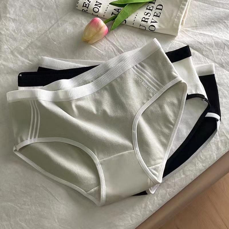 Set Seamless Cotton Panties Women's Sexy Female Underpants Mid Waist Underwear for Women Briefs Pantys Cozy SportsLingerie