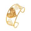 European High-End Irregular Heart-Shaped Stainless Steel Bracelet for Women