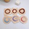 1Pcs Organizer Mat Wooden Jewelry Tray DIY 10cm Bead Design Board Wooden Bracelet Display Stand Plate