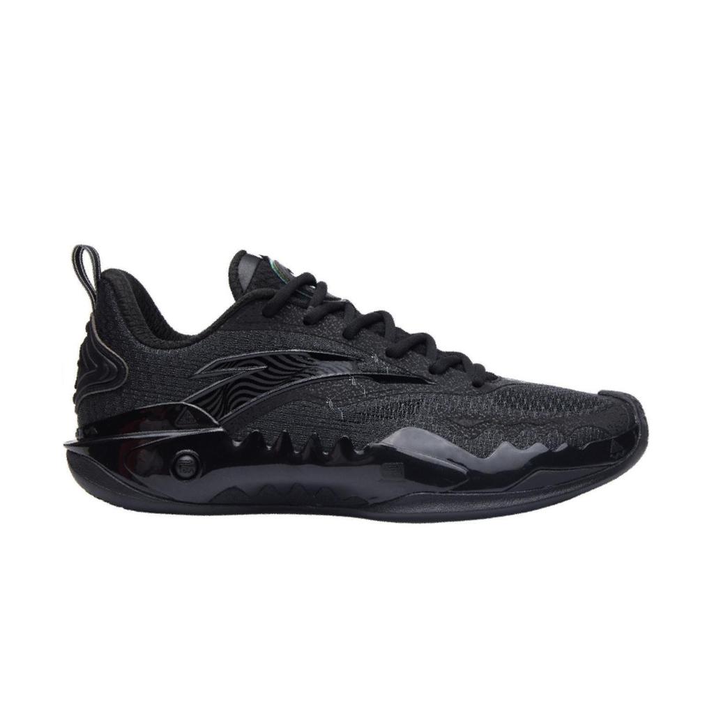 Anta Shock Wave 5 Low Top Carbon Fiber Basketball Shoes Men's Basic Black 112621626-5