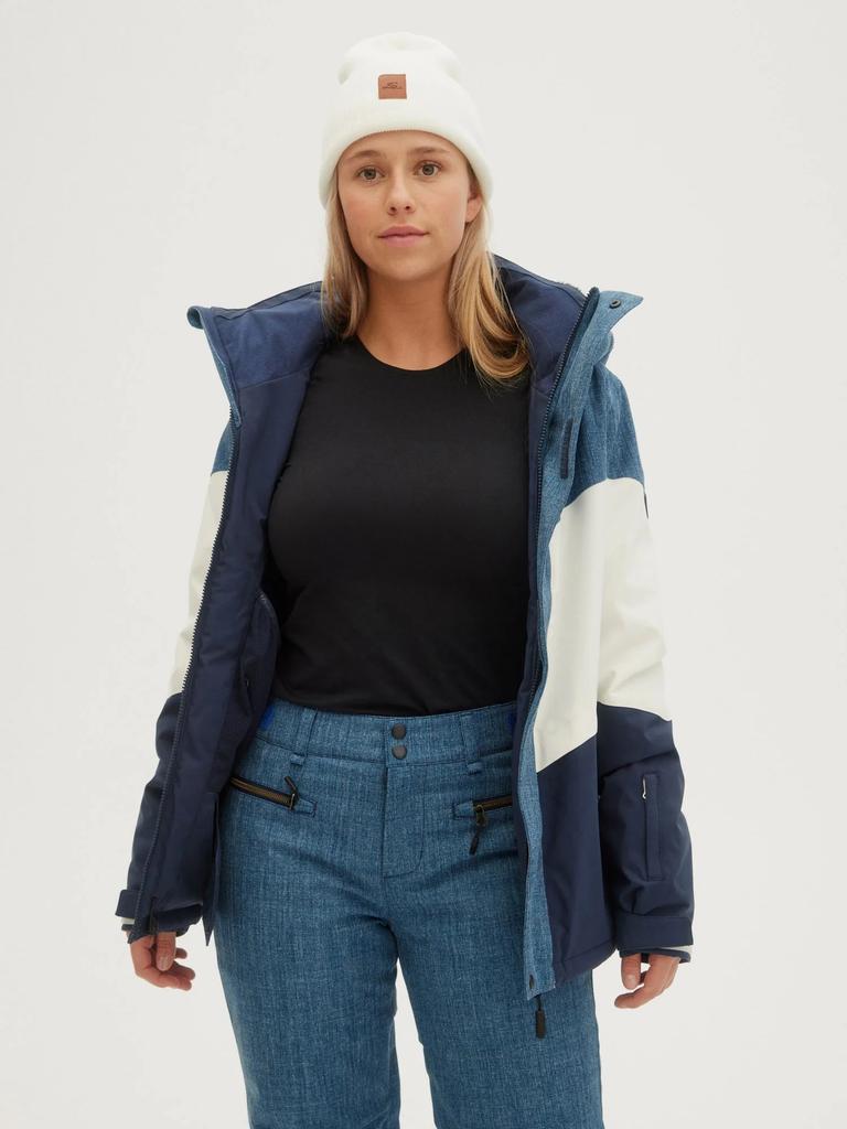 O'neill Coral Jacket Snow Wear Women Ink Blue-A [1P5020-5056] r.L