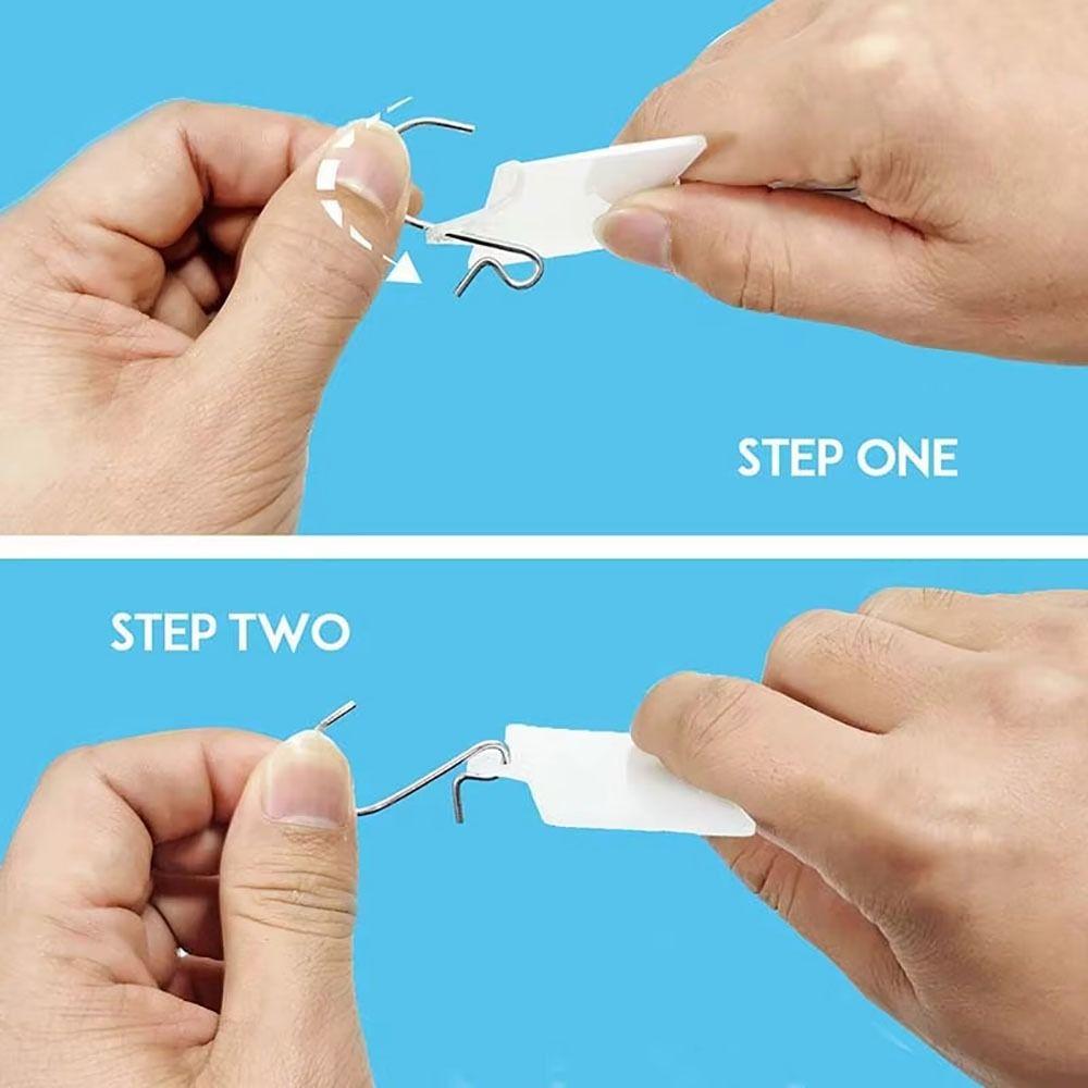 4 buc Benzi Agățătoare din Plastic pentru Gustări cu Antet pentru Etichetă Bandă Clip pentru Merchandising Raft Supermarket