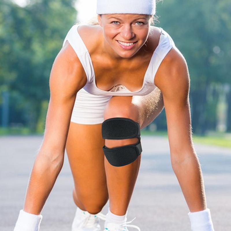 Knee Strap Patella Tendon Support Sports Knee Relief Band Adjustable Patella Support Band for Basketball Gym Workout Cycling China Mainland