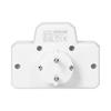 Rozgałęźnik 1X2P+Z, 2X2P/Ii Z Włącznikiem Or-Ae-13191(Gs) Schuko