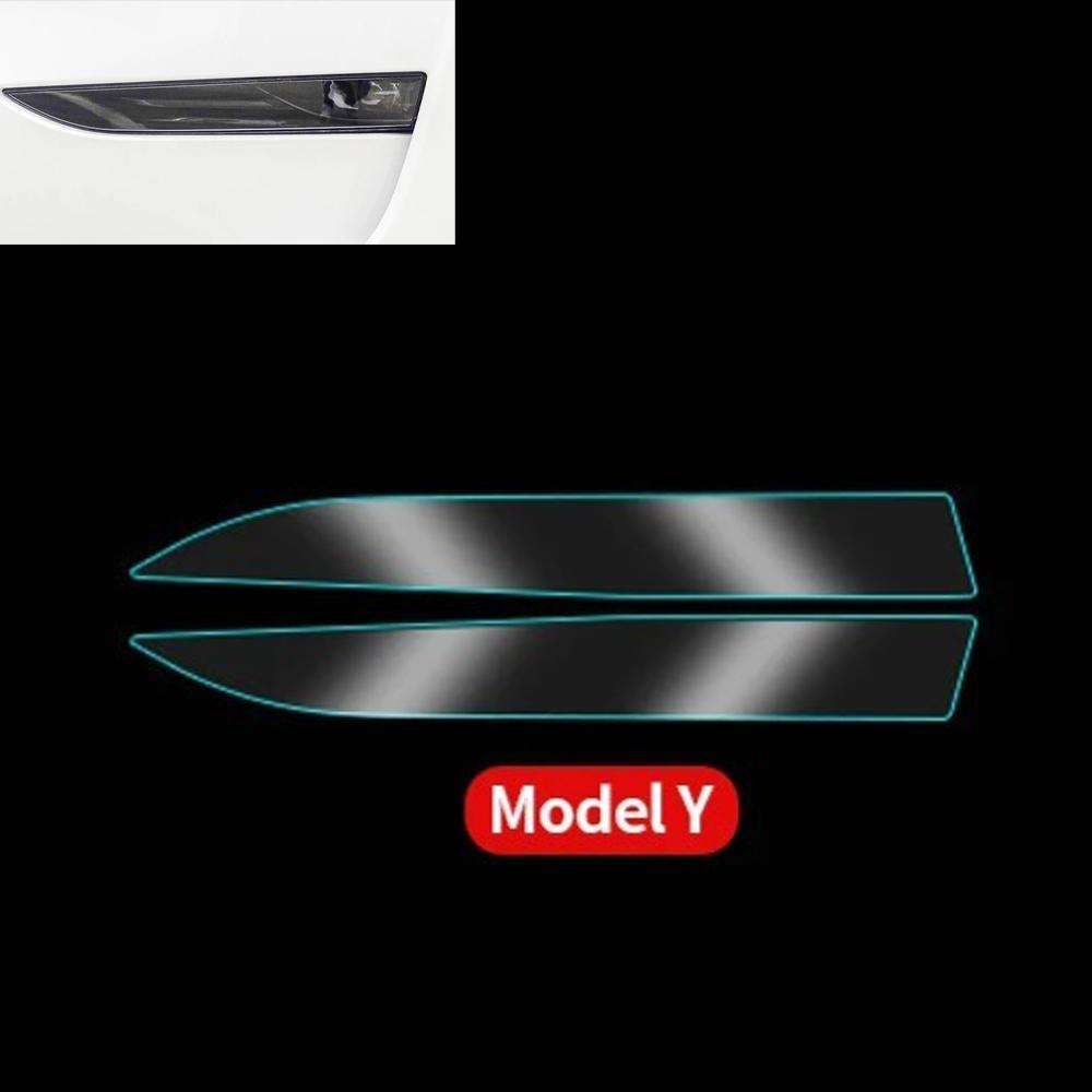 TPU Car Headlight Taillight Foglight Protective Film For Tesla Model Y 3 HD Anti-Scratch Lens Cover Durable Anti-Fingerprint