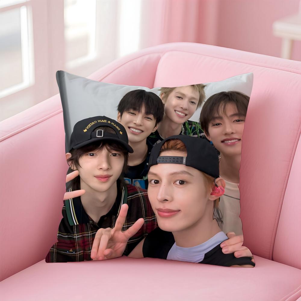 Korean Handsome Boy Group CCortis Cushion Cover Pillow Case Soft Skin Friendly Fabric  Concealed Zipper
