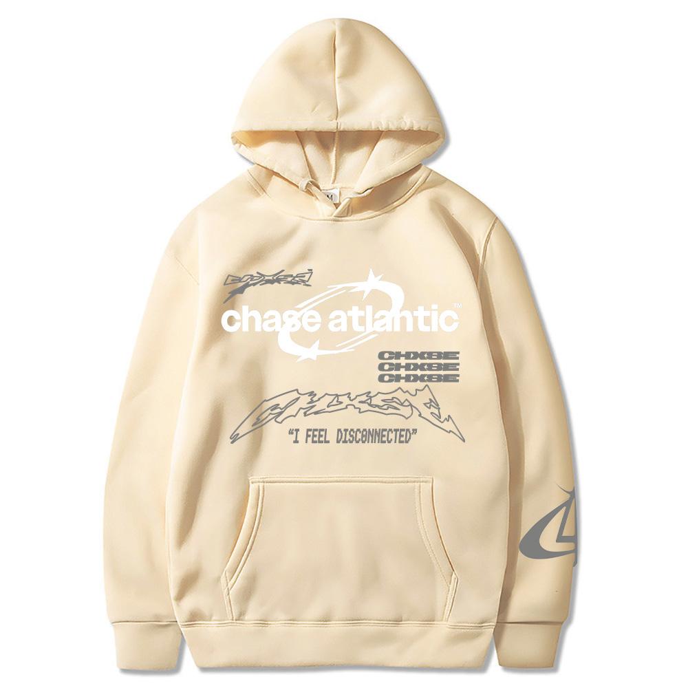 Chase Atlantic I Feel Disconnected Hoodie 2025 Fashion Graphic Clothing Women Men High Street Oversized Pullovers Sweatshirt Y2K