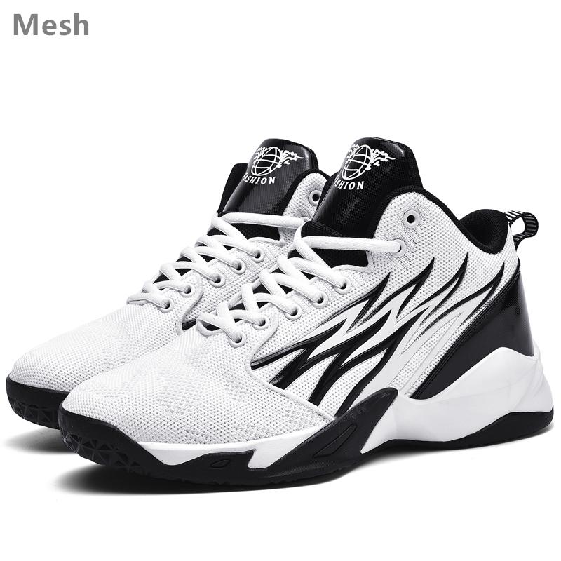 2024 New Retro Basketball Shoes for Men Lace-Up High Top Sneakers Basketball Breathable Women Basketball Shoes Outdoor Athletic