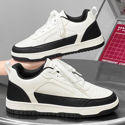 Modetrend Plattform Basketballschuhe Herren Weiß Klobige Freizeitsneaker Herren Neue Outdoor Laufschuhe Männlich Sport Walking Herren-Sneaker