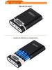 4-Section 18650 Battery Power Bank Shell with Dual USB, Solder-Free