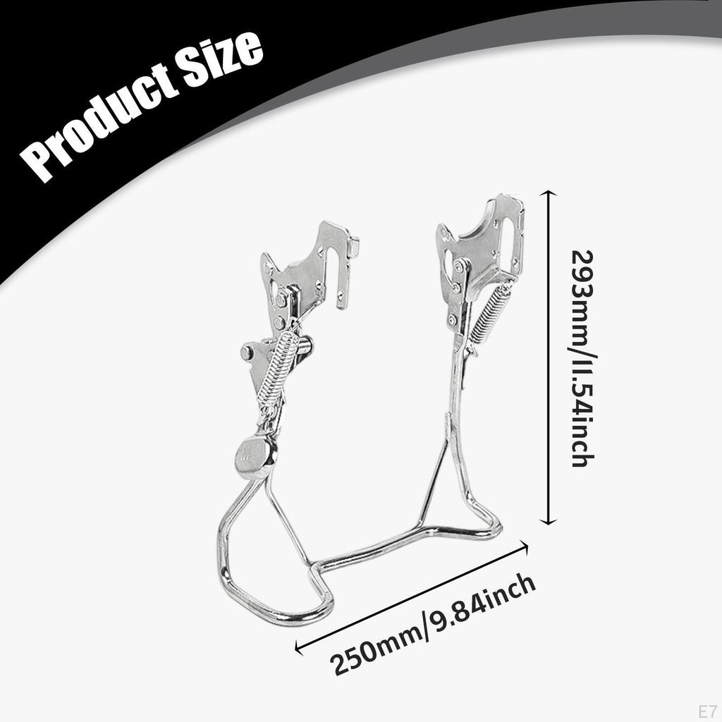 Bike Drop Stand Parking Rack Double Foot Rear Kickstand for Adults
