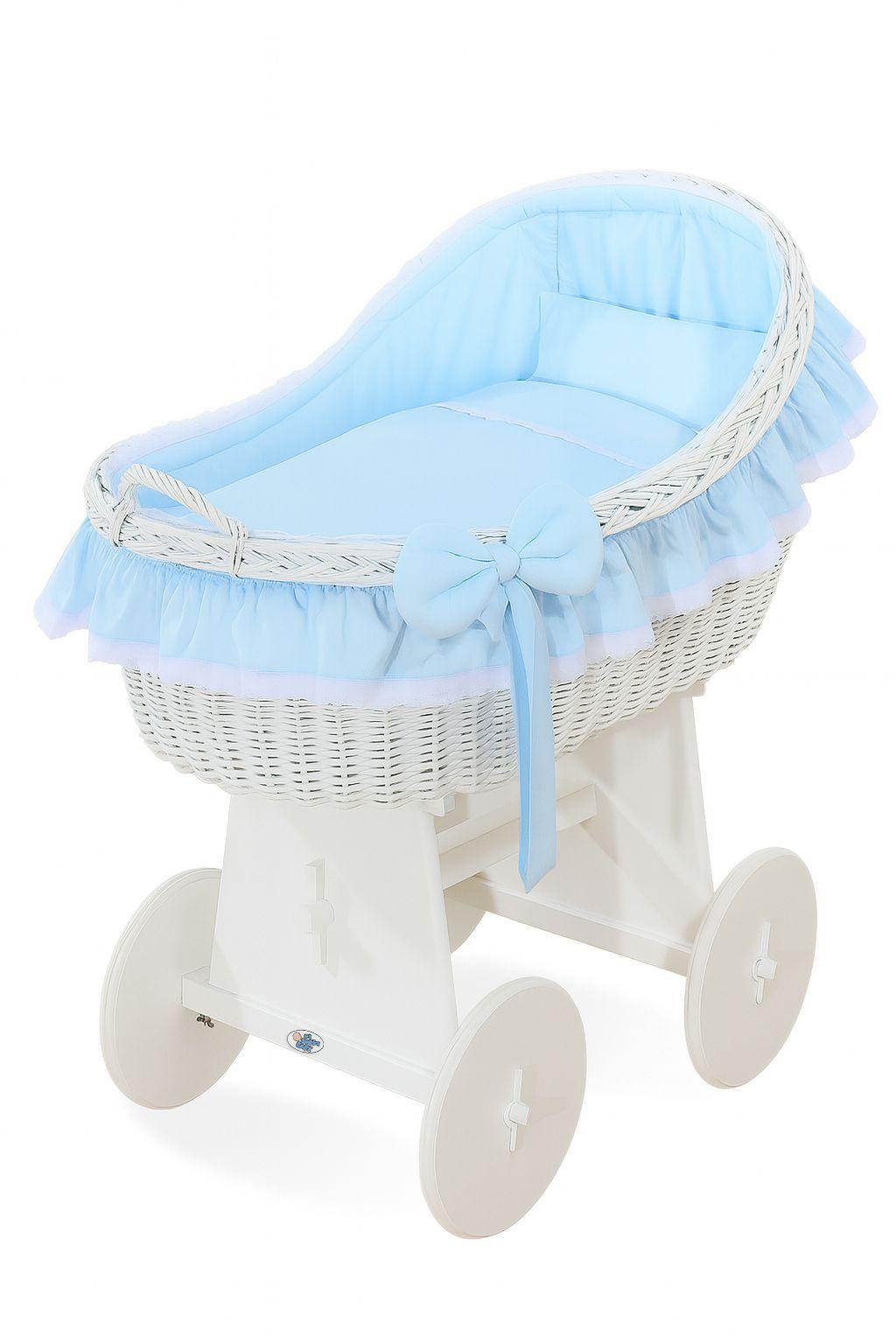 Carina Wicker Moses Basket With Wicker