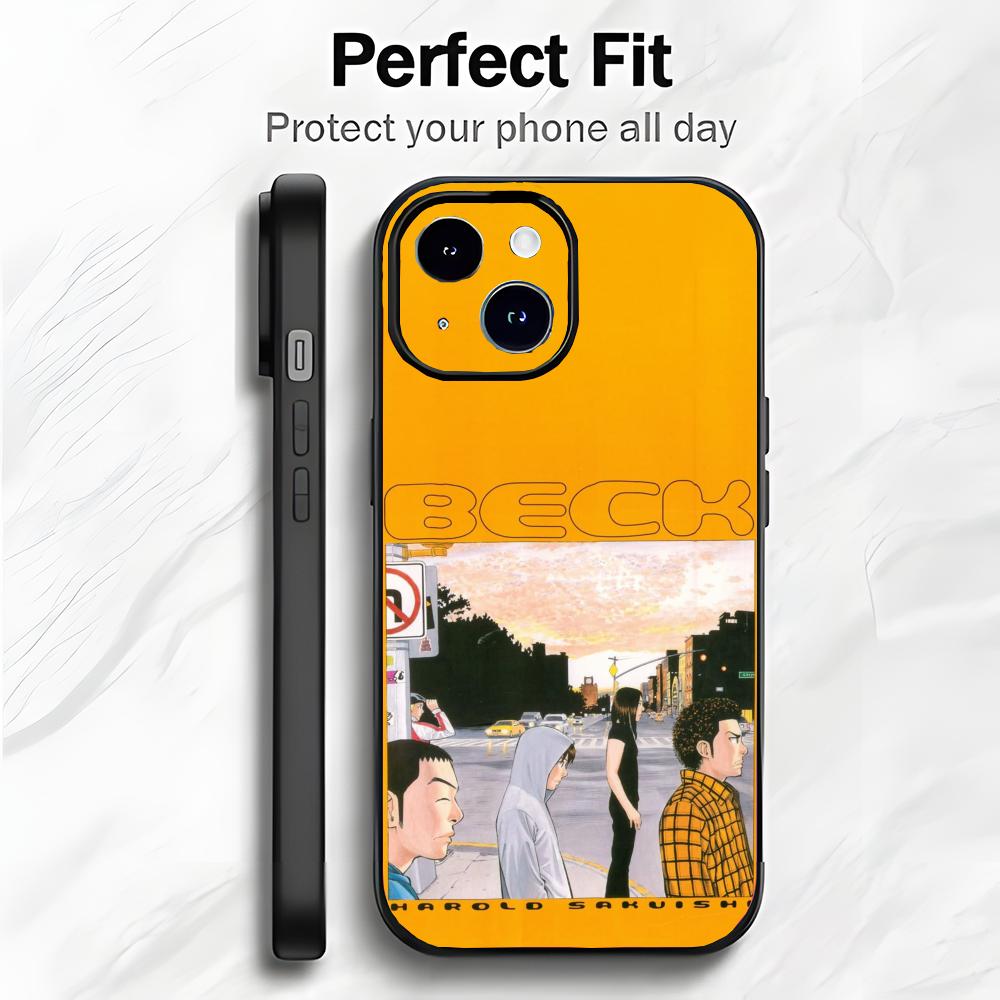 

Music Passion Anime B-Beck Phone Case Phone Case Soft Packaging Lightweight For iPhone17 16 15 14 13ProMax iphone12promax