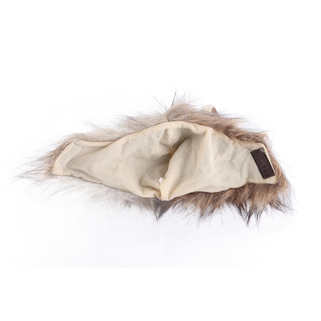 Mane Wig for Cat Strap On Cute Hair Cat Clothes Funny Pet Headwear Furry Costumes for Cats Small Dogs