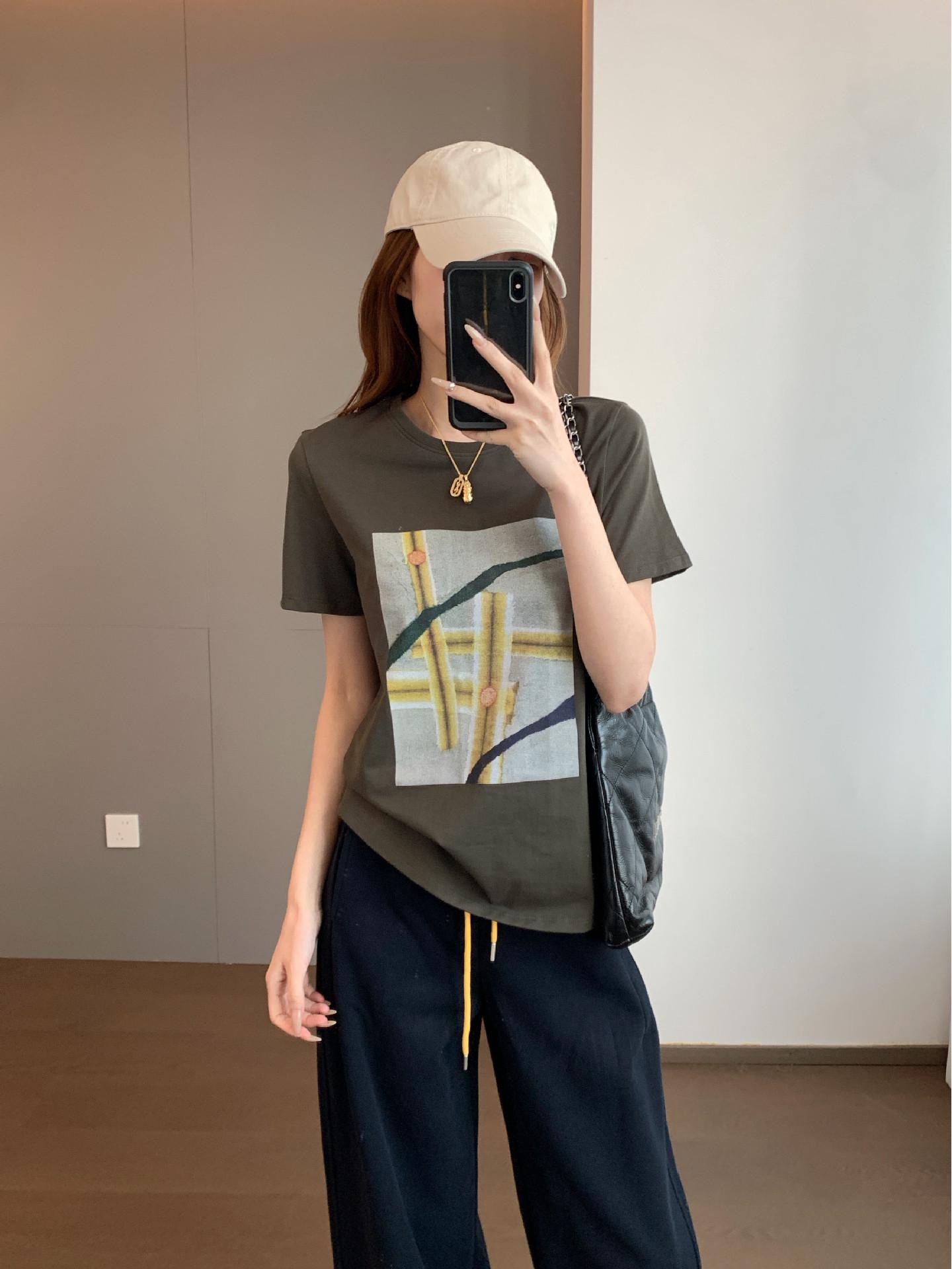 Artistic Print Soft 100% Cotton Short Sleeve T-shirt 8