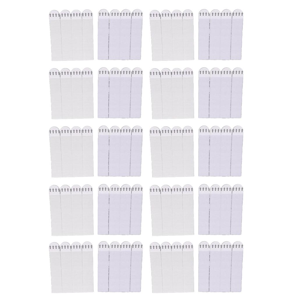 10 Sets Picture Frame Hanging Strips Touch Fastener Mounting Strip Adhesive Tape for Installing Photos Decorations