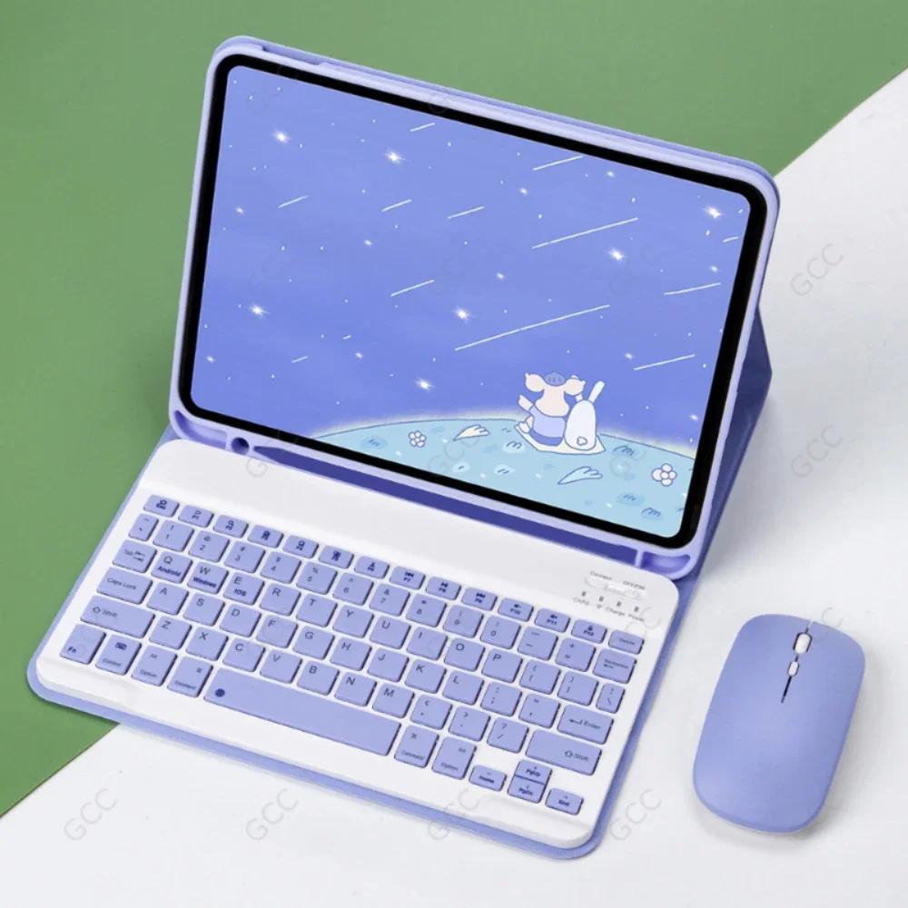 Tastaturabdeckungen für Tablets für Neues iPad 11. Generation A16 2025 Hülle mit Stifthalter für iPad 10. 9. 8. Air 6 5 4 Air 3 Pro 11 4. 3. Generation