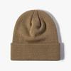 Hat Women's Wool Versatile Hexagonal Light Board No Edge Curling Cold Hat Autumn and Winter Outdoor Warm Thickened Men's Knitted Hat