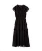 By Frill Tiered Dress [JILL JILLSTUART] [Black Dot/FR]