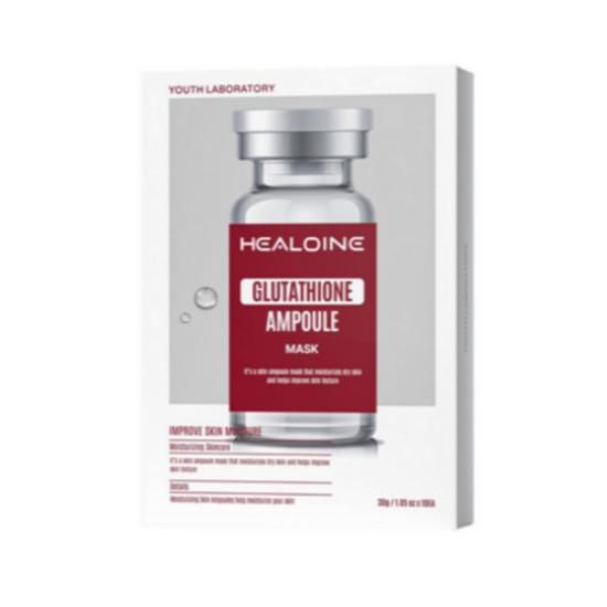 ARONIAN HEALOINE Glutathione Ampoule Mask Pack Brightening Hydrating Sheet Mask 10pcs