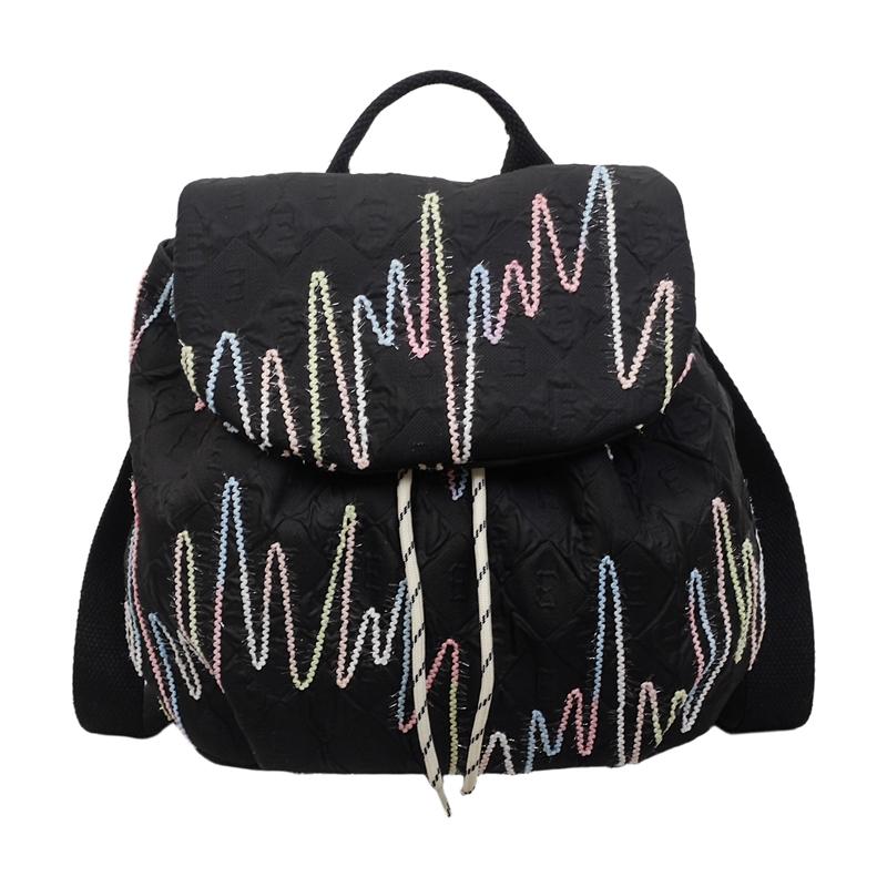 Women's Lightweight Sports Backpack Colorful Embroidered Backpack