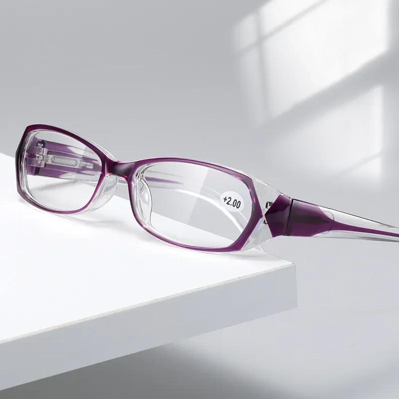 Fashion Retro Anti-blue Reading Reading Glasses Ladies Reading Glasses Computer Prescription Glasses +100+400 Óculos