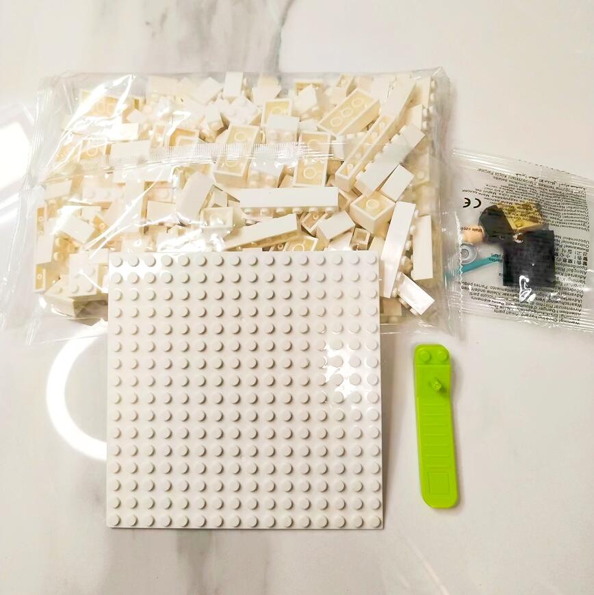 Dětské hračky Stavebnice Dárkový talíř Figurka 260g Asi 200ks Puzzle DIY pro děti 16 barev/smíšené barvy/chlapecký/dívčí styl