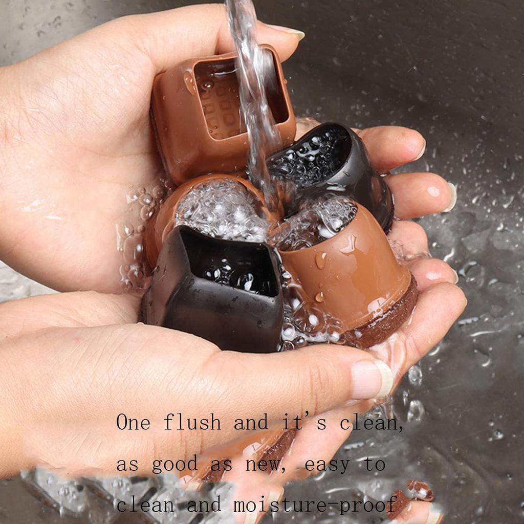 8Pcs Chair Leg Covers for 30-40mm Legs Noise Reducing Furniture Feet Caps Round Anti-Slip Floor Guards for Home