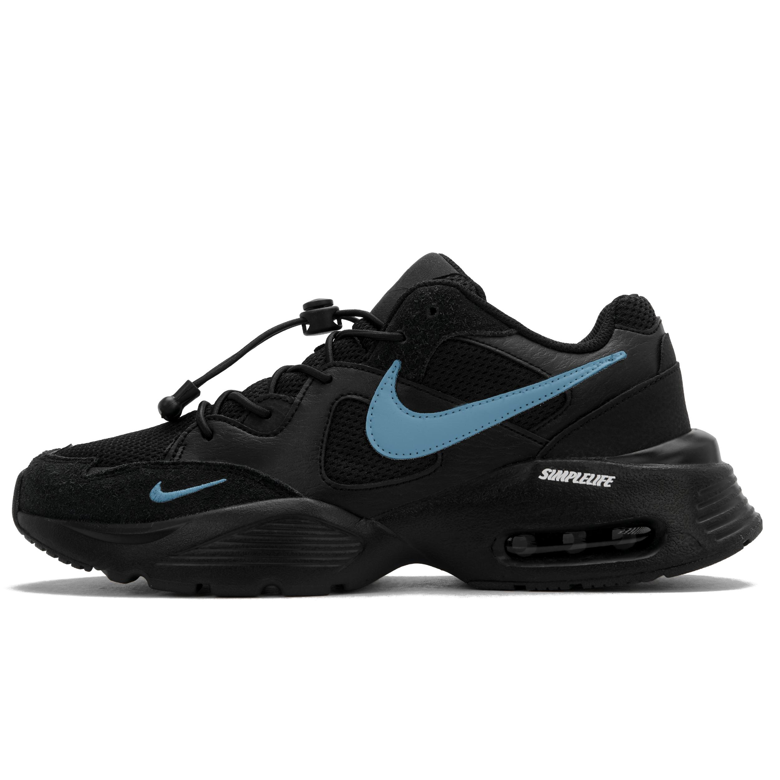 

Nike Air Max Fusion Low top Running Shoes Men s Black Blue CJ1670-001(Team990-XX) 42