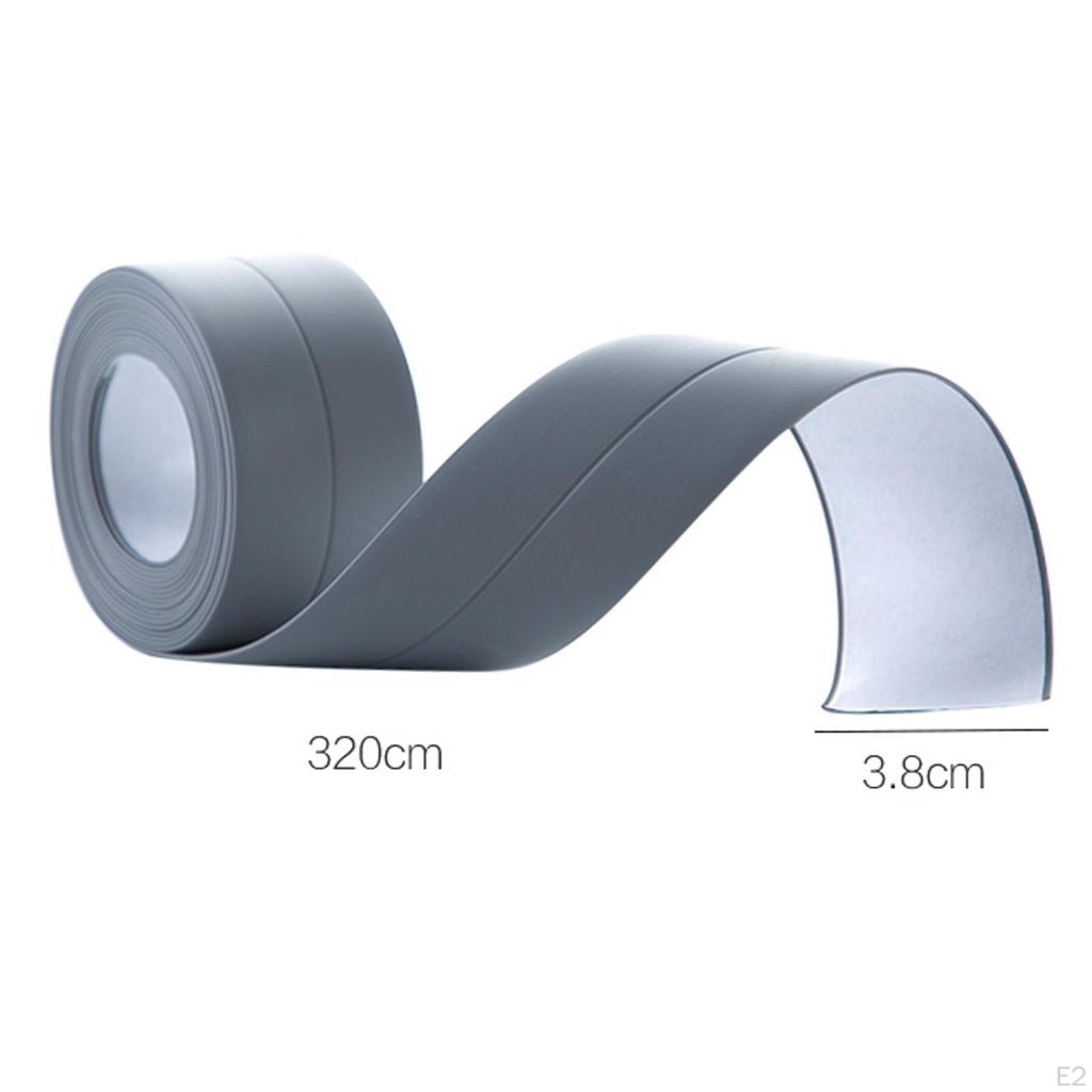 PVC Sealing Strip Tape Wall Sticker Bath Sealant for Corner Floor Toilet