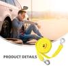 5 Meter Heavy Duty Polyester Trailer Rope Tow Strap with U-Shaped Hooks for Cars Trucks Suvs Safe Strong Vibration Reduction