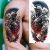 1 Blatt Krieger Spartaner Krieger Ritter Temporäre Tattoos Für Männer Erwachsene Wasserdicht Körperkunst Zeichnung Fake Tattoo Aufkleber Dekor