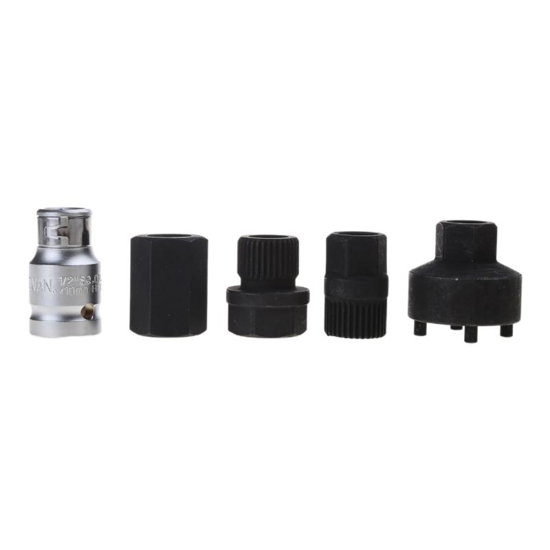 13 Pcs Alternator Engine Auto Tool Set Metal Alloy Alternator Pulley Removal Tool Fitting For Auto Vehicles