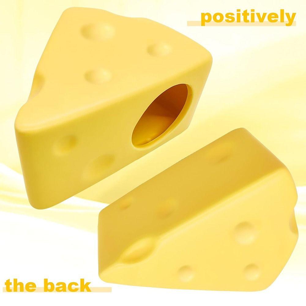 Kreatives Keramik-Hamsterhaus Käseform Futter Napf Leicht zu Reinigen Hamster Futterspender Haustier Nesting