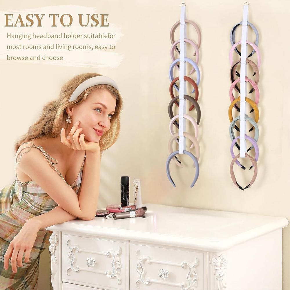 3 Stück Haarbandhalter Organizer für Mädchenzimmer College-Wohnheim Dekoration