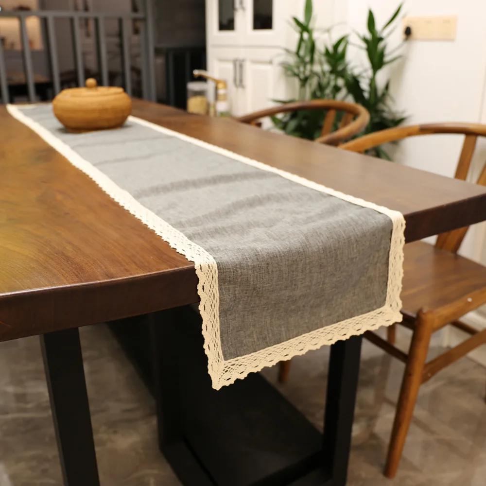30x250CM Běhoun na stůl Juta Krajka Juta TV stolek Běhouny na stůl Rustikální Juta Imitace Lnu Svatba Večírek Domácí Dekorace