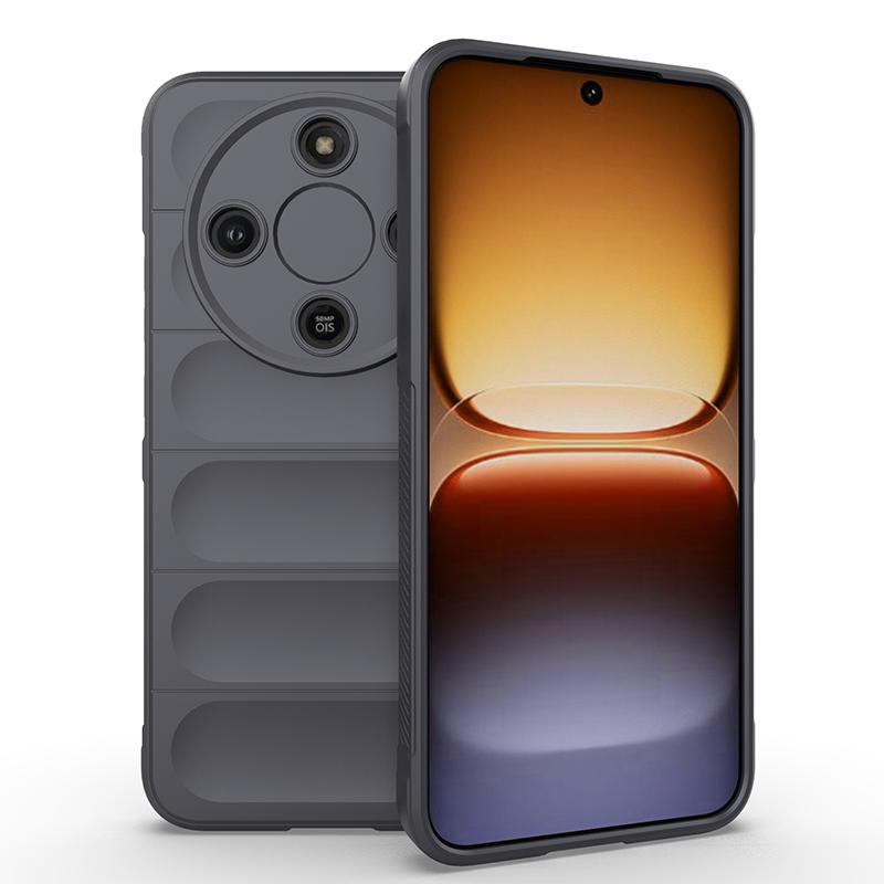 Shockproof Shield Phone Case For Honor Magic 8 Lite X9D X70 Soft TPU Frame Flannel Lining Four-Corner Airbags Protective Cover
