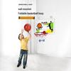 Punch-Free Foldable Wall-Mounted Acrylic Basketball Hoop for Indoor/Outdoor Parent-Child Play