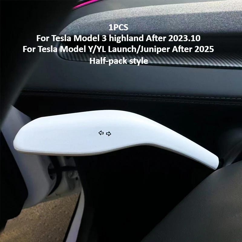 Steering Wheel Whift Cover for Tesla Model 3 Model Y/YL Juniper 2025+ ABS Column Shift Knob Protection Cover Car Accessories