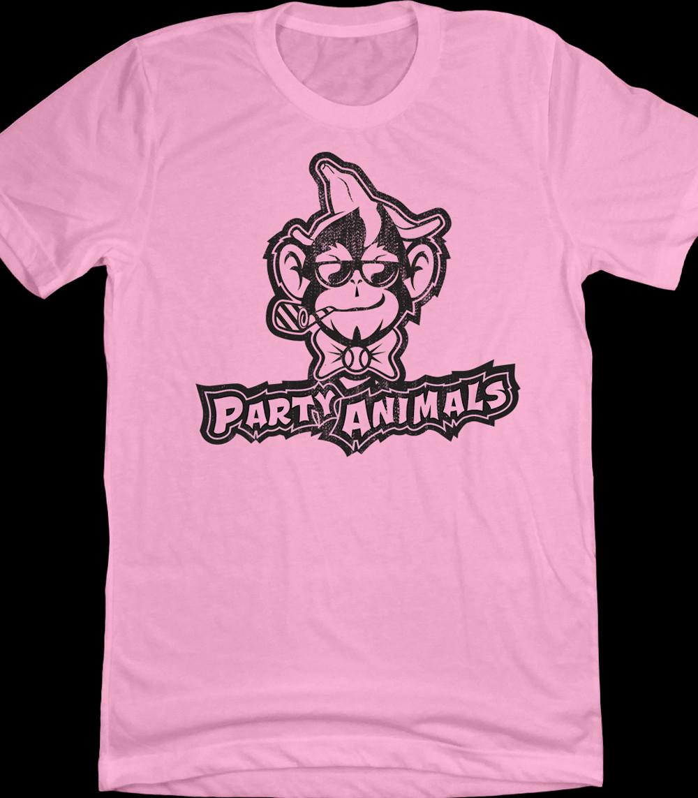 

FUNNY Savannah Bananas Party Animals PINK T-Shirt Mens Womens Tees Top Tee S to 5XL JJ4062 S