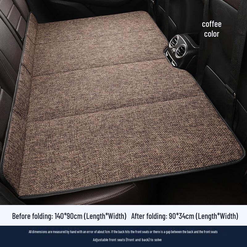 OEING Foldable Car Back Seat Travel Bed