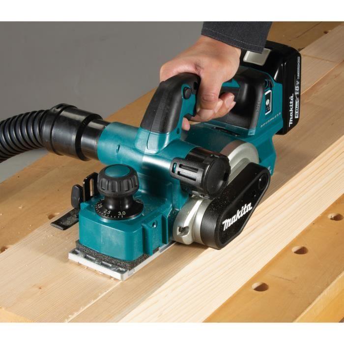 Makita Rabot 82 mm 18V avec Bluetooth, sans batterie et chargeur - DKP181ZU