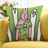 My Friend Rabbit Various Sizes Square Pillow Case For Car Home Bedchamber Decor
