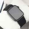 Wave Pattern Nylon Watchband Adjustable Wristwatch Strap for Apple Watch Series 10 42mm/9 8 7 41mm/6 5 4 SE SE (2022) SE (2023) 40mm/3 2 1 38mm