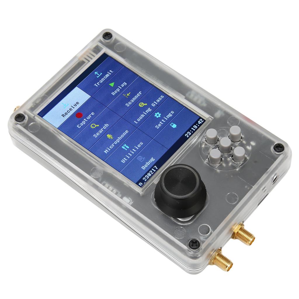 Software Defined Radio Kit 3.2 Inch TFT Screen 2000mAh Battery SDR Radio Receiver Assembled for Monitoring Ship Car