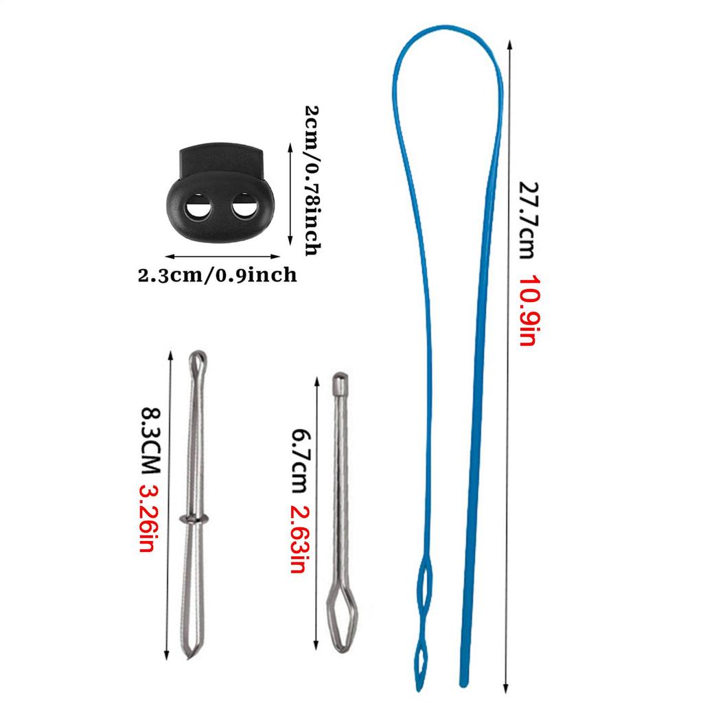 Rope Threader Tool Drawstring Puller Threader Sewing Loop Kit For Hoodie Crafting Embroidery Beginners Tailors Home Hobby