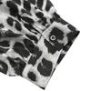 2020 Women's European Retro Leopard Print Short Sleeve Jumpsuit, Loose Plus Size, High Waist, Leg-Slimming Design