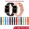 Geflochtenes Silikonarmband für Apple Watch Band 49mm 44mm 45mm 42mm iWatch 40mm 38mm 41mm Correa Armband Armband Apple Watch Serie 7 3 5 6 Se 2