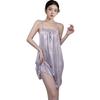 Beautiful yarn summer new jacquard ice silk nightdress thin sexy suspender skirt loose sleeveless dress